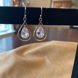Silpada W2284 .925 Sterling Silver and CZ Harbor Lights Earings